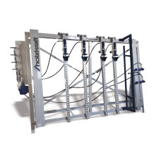 Presă de lipit cu dispozitiv de presare a cad..