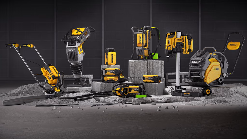 DEWALT POWERSHIFT™ electrifică industria betonului